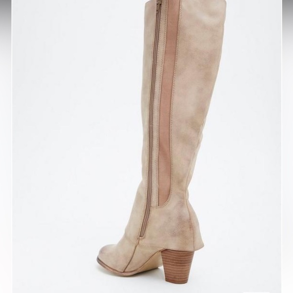 Torrid Crochet Insert Heeled Calf Length Boots (8WW) - Picture 8 of 9